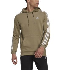 Adidas Men's Sweatshirt Essentials Fleece Khaki H12176
