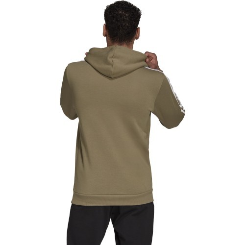 Adidas Men's Sweatshirt Essentials Fleece Khaki H12176