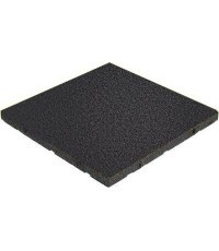 Rubber Tile Base Standard - Square, Black