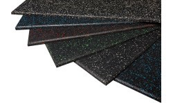 Rubber Tile Base Standard - Square, Mosaic EPDM