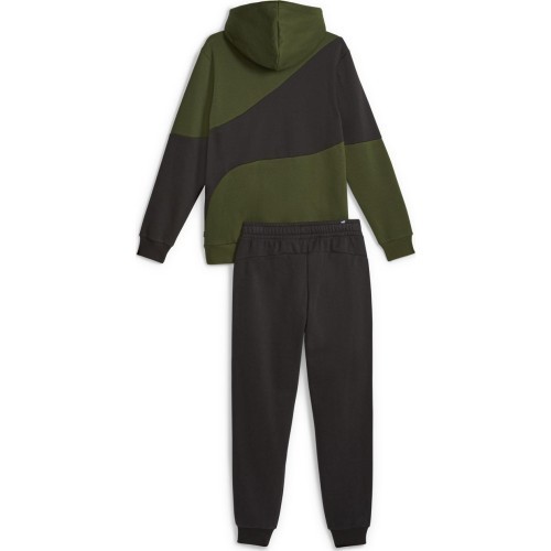 Puma Power Cat Men's Tracksuit Black Green 675972 31