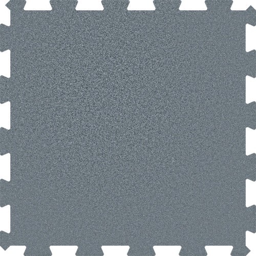 Rubber Tile Base Premium - Puzzle, Grey
