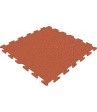 Rubber Tile Base Standard - Puzzle, Red