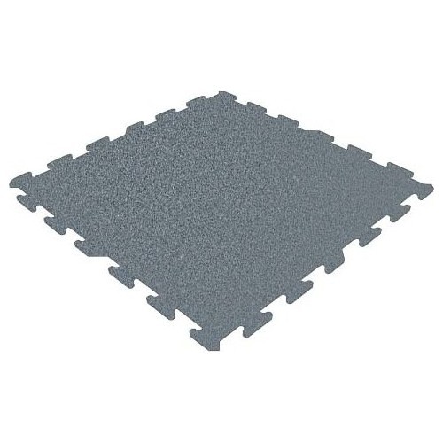 Rubber Tile Base Standard - Puzzle, Grey
