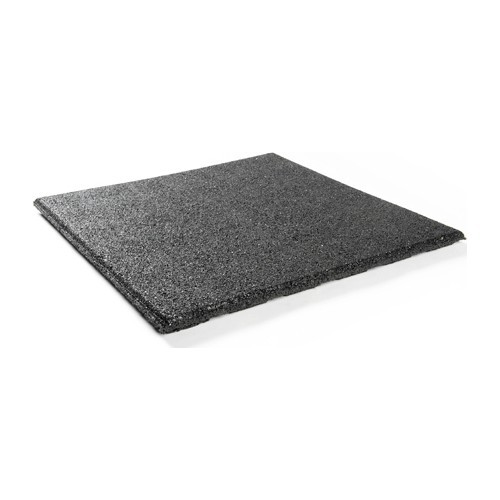Guminė plytelė Premium – kvadratinė, juoda