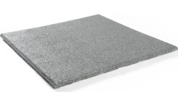 Guminė grindų plytelė Premium – kvadratinė, pilka
