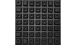 Multifunctional Rubber Tile Base Antishock - Black
