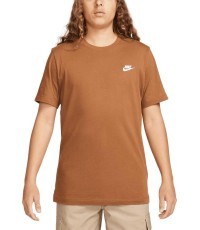 Nike NSW Club Tee Men's T-Shirt Brown AR4997 281