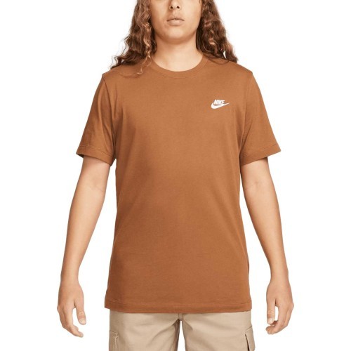 Nike NSW Club Tee Men's T-Shirt Brown AR4997 281