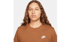 Nike NSW Club Tee Men's T-Shirt Brown AR4997 281