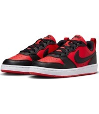 Nike Court Borough Low kids' sneakers White Red Black DV5456 600
