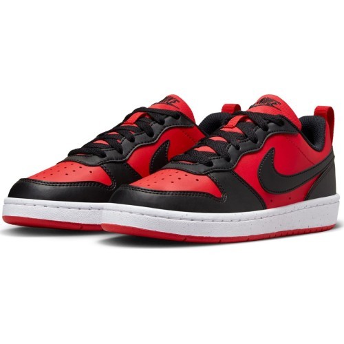 Nike Court Borough Low kids' sneakers White Red Black DV5456 600