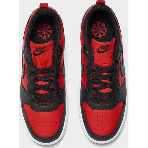 Детская обувь Nike Court Borough Low White Red Black DV5456 600