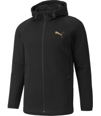 Puma Džemperis Vyrams Evostripe Fz Hoodie Black 589424 51