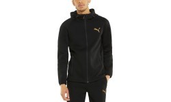 Puma Džemperis Vyrams Evostripe Fz Hoodie Black 589424 51