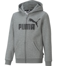 Толстовка подростковая Puma Ess Big Logo FZ, серая 586967 03