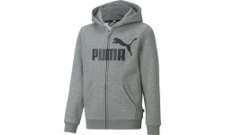 Толстовка подростковая Puma Ess Big Logo FZ, серая 586967 03