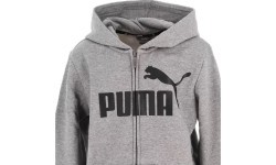 Толстовка подростковая Puma Ess Big Logo FZ, серая 586967 03