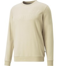 Мужской свитшот Puma Ess Elevated Crew кремовый 673386 88