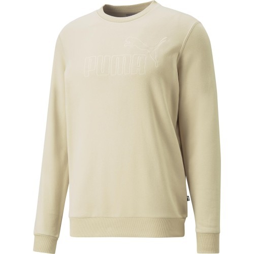 Puma Ess Elevated Crew men's sweatshirt cream 673386 88