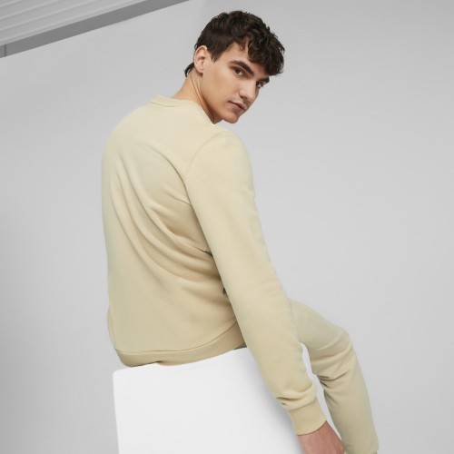 Puma Ess Elevated Crew men's sweatshirt cream 673386 88