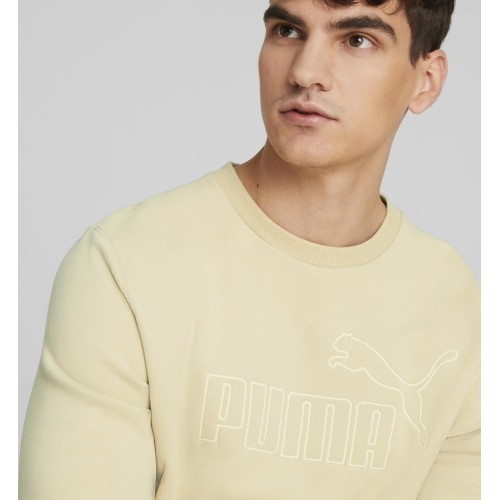 Puma Sportinis Džemperis Vyrams Ess Elevated Crew Cream 673386 88