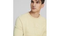 Мужской свитшот Puma Ess Elevated Crew кремовый 673386 88