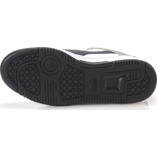 Детские кроссовки Puma Rebound Layup Lo SL Jr White Black Grey 370490 20