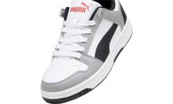 Puma Avalynė Rebound Layup Lo SL Jr White Black Grey 370490 20