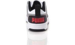 Puma Rebound Layup Lo SL Jr Kids' Sneakers White Black Grey 370490 20