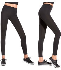 Moteriškos sportinės tamprės BAS Black Forcefit 90 - Juoda