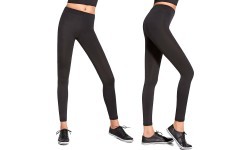 Moteriškos sportinės tamprės BAS Black Forcefit 90 - Juoda