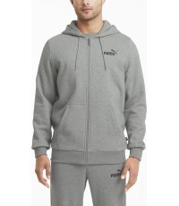 Puma Men's Sweatshirt Ess Small Logo Fz Grey 586702 03
