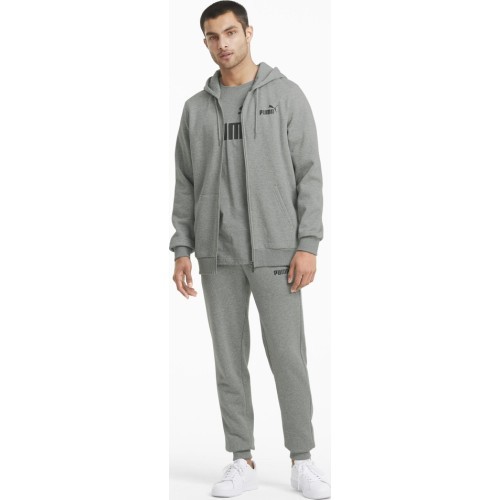 Puma Men's Sweatshirt Ess Small Logo Fz Grey 586702 03