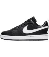 Nike Court Borough Low 2 Kids' Shoes, Black BQ5448 002
