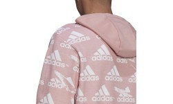 Adidas Džemperis Vyrams M Bl Hoodie Pink HE1783