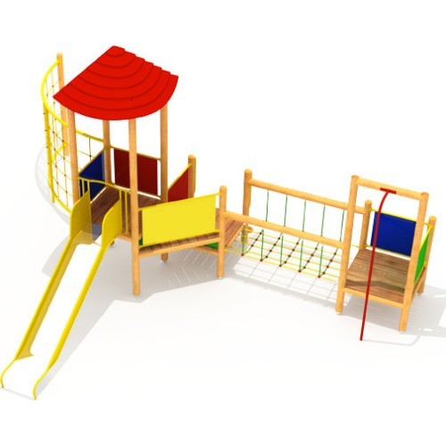 Wooden Kids Playground Model 6-A