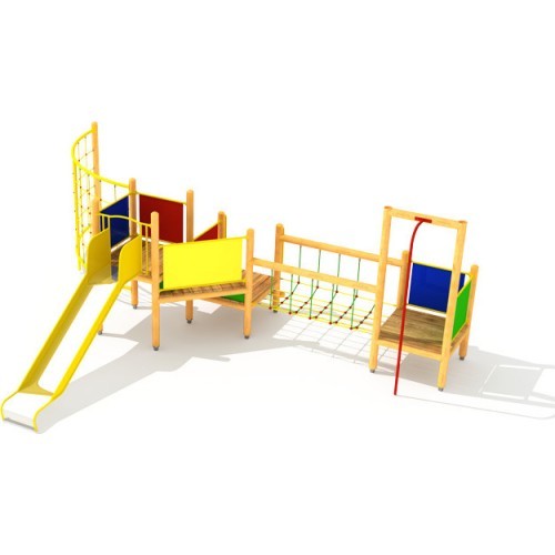 Деревянная детская игровая площадка Model 6-B