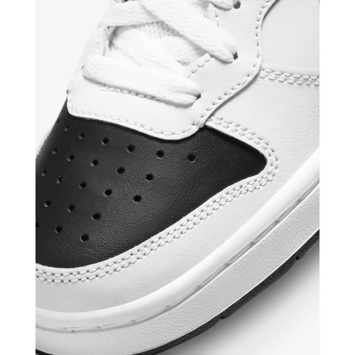 Кроссовки подростковые Nike Court Borough Mid 2 Black White Red CD7782 110