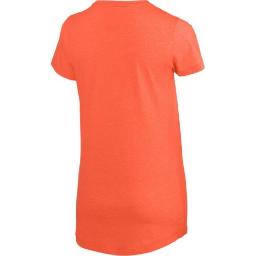 Puma Ess+ Logo Heather Tee women's shirt, orange, 852127 14