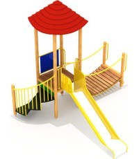 Wooden Kids Playground Model 8-E
