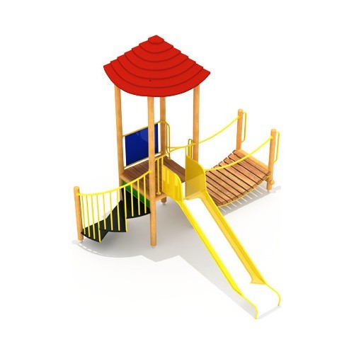 Wooden Kids Playground Model 8-E