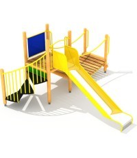 Wooden Kids Playground Model 8-F