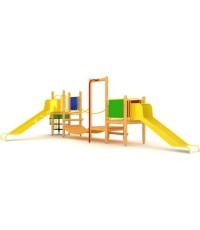Wooden Kids Playground Model 9-F