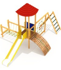 Wooden Kids Playground Model 13-A