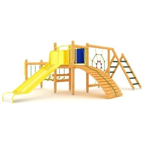 Medinė vaikų žaidimų aikštelė Model 13-B