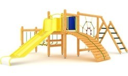 Medinė vaikų žaidimų aikštelė Model 13-B