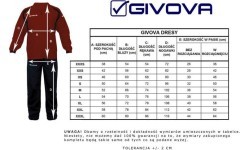 Givova Tuta Visa TR018 sportinis kostiumas