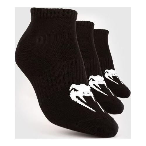 Venum Classic Footlet Sock - set of 3 - Black/White