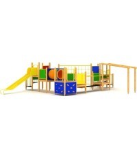 Wooden Kids Playground Model 00-D